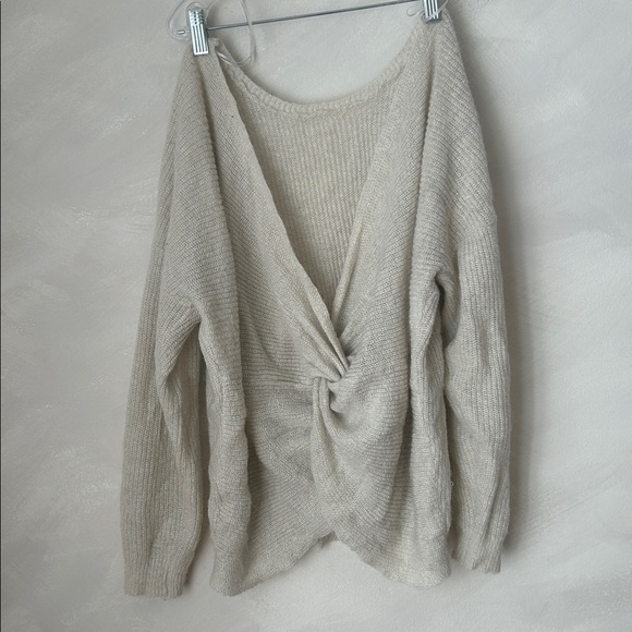 La petite etoile edwige low back sweater size M metallic shiny french Parisian - Picture 5 of 9